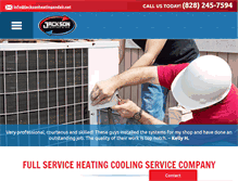 Tablet Screenshot of jacksonheatingandair.net